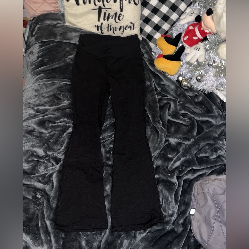 Charcoal old navy flare leggings girls size XL (14/16)